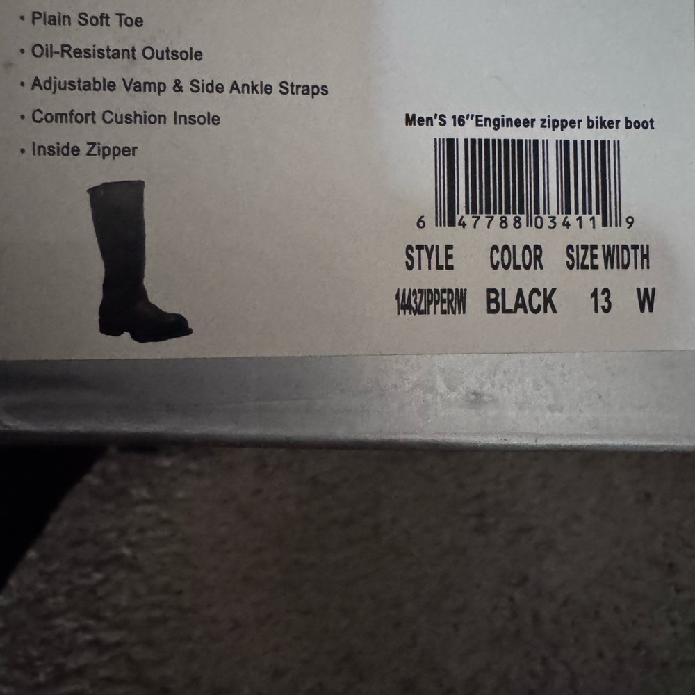 Last Pair-New Ride Tech Motorcycle Boots - Picture 2 of 8